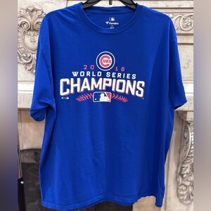 Fanatics XL 2016 Cubs World Series T-shirt Shirt MLB Major League Baseball
